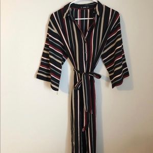 3/4 sleeve midi dress